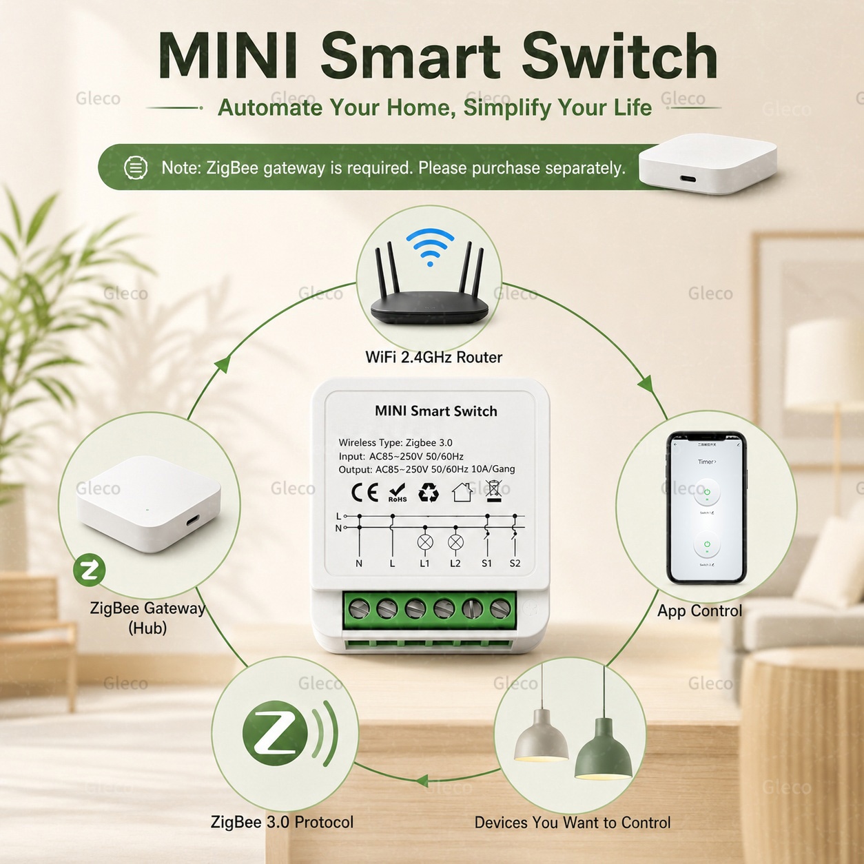 Zigbee Tuya Smart Switch Smart - Smart Home Hub 2 review and price