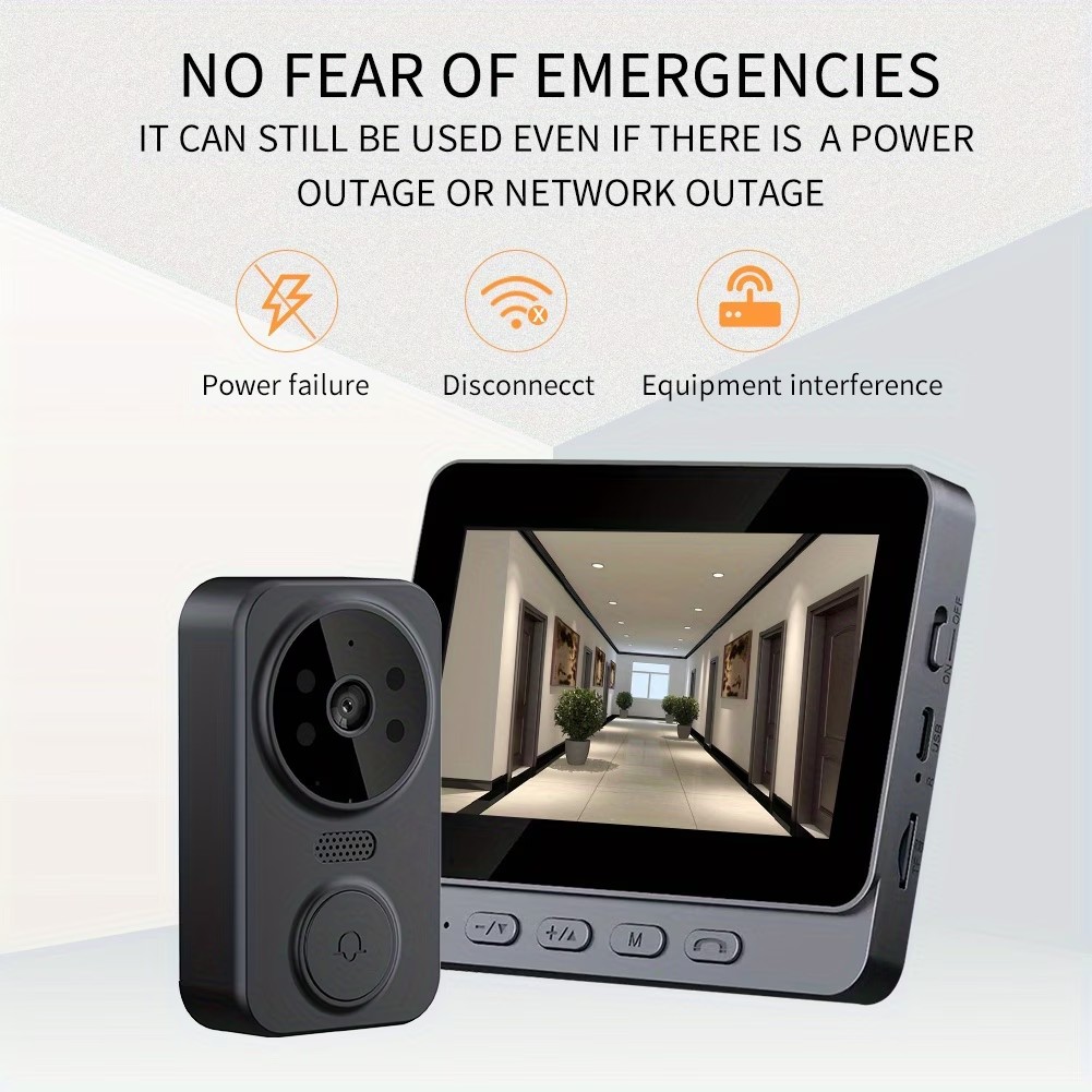 4.3'' IPS Screen 2.4G Wireless - Smart Home Video review and price