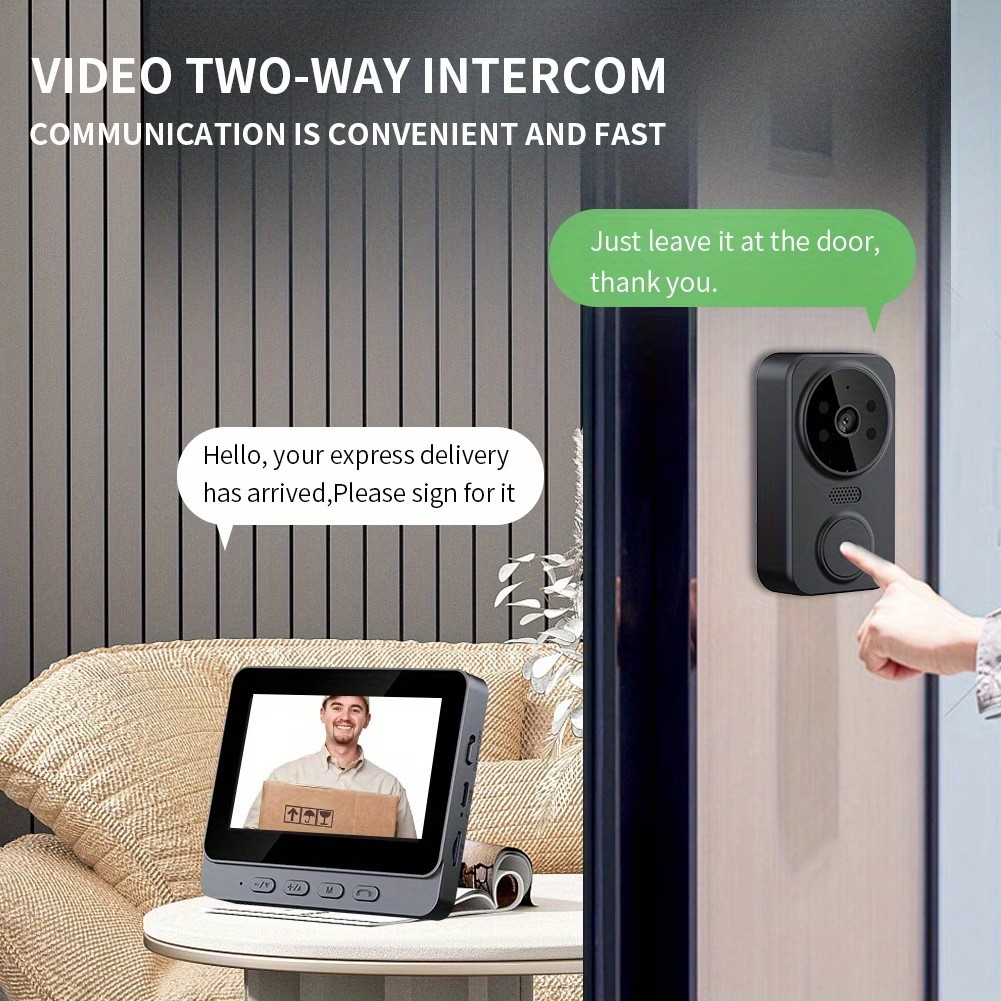 4.3'' IPS Screen 2.4G Wireless - Smart Home Video review and price