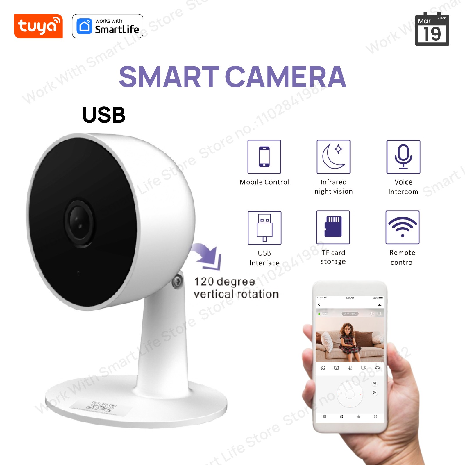 Tuya Smart 2MP HD Indoor Home  - Smart Home Camera Ezviz review and price