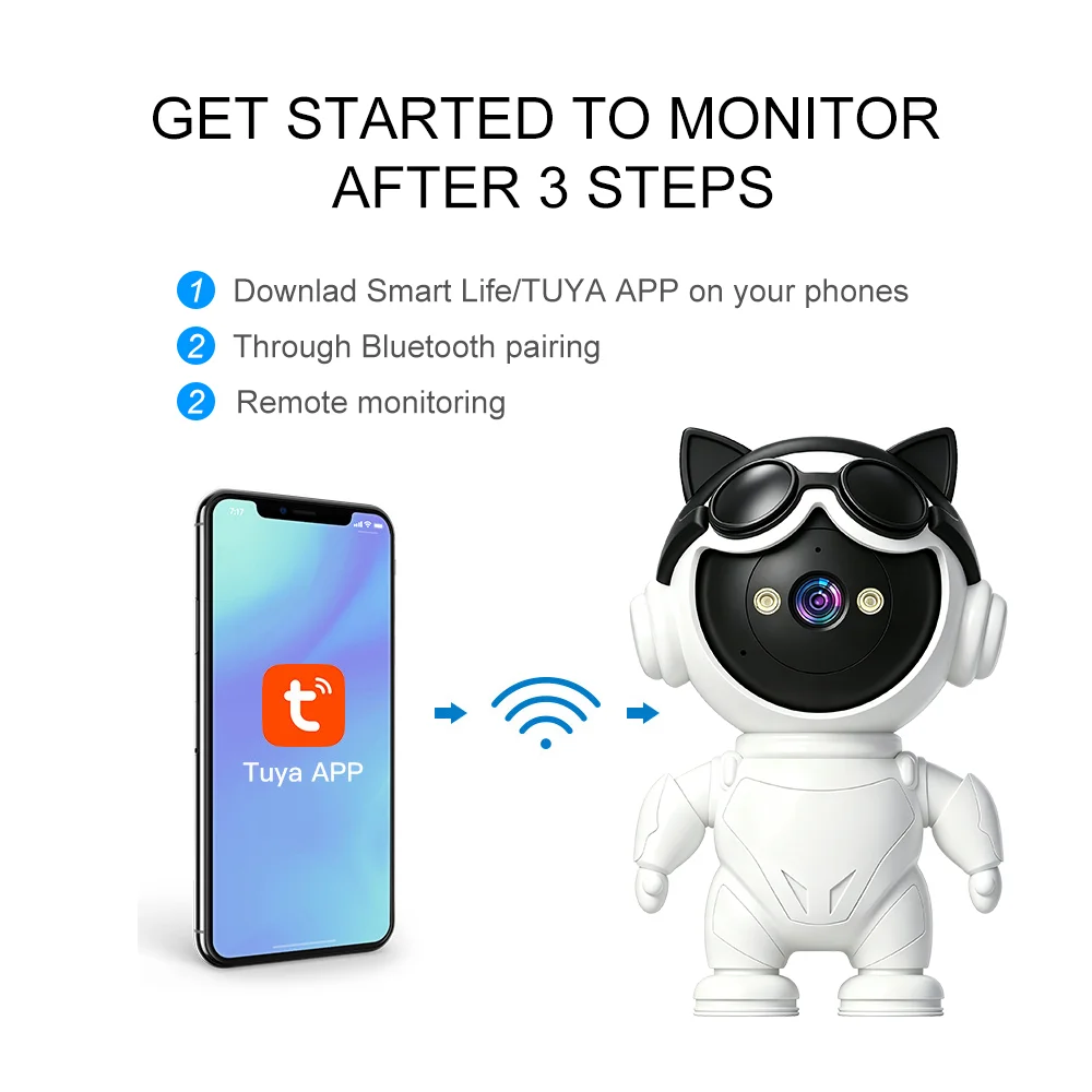 Tuya Smart Wireless IP Camera  - Smart Home Camera Ezviz review and price